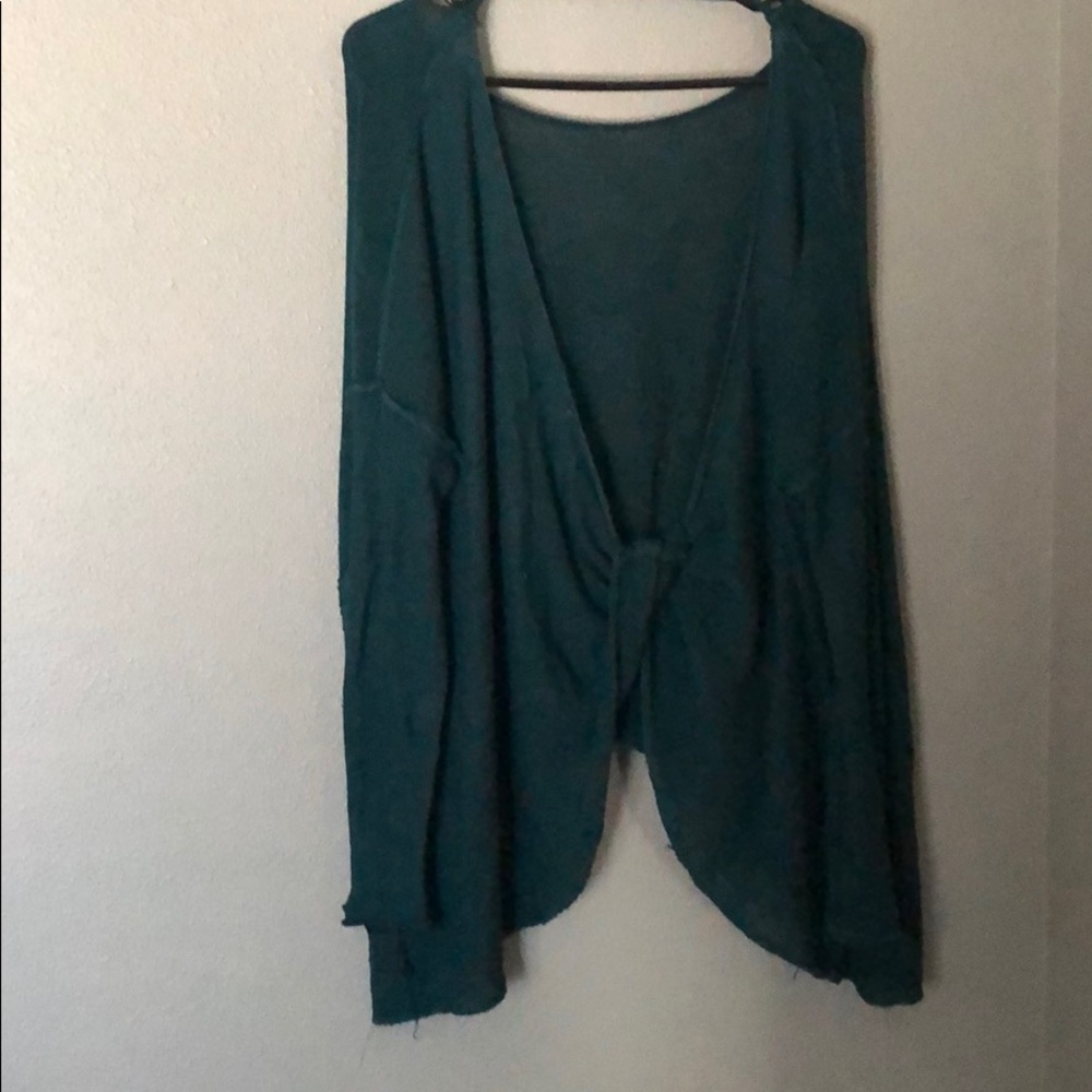 Free People open back sweater